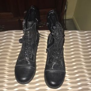 G By Guess Combat Boots